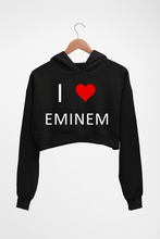 Load image into Gallery viewer, Eminem Crop HOODIE FOR WOMEN-Black-Ektarfa.online
