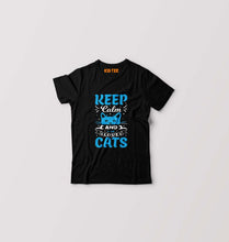 Load image into Gallery viewer, Cat T-Shirt for Boy/Girl-Black-Ektarfa.online
