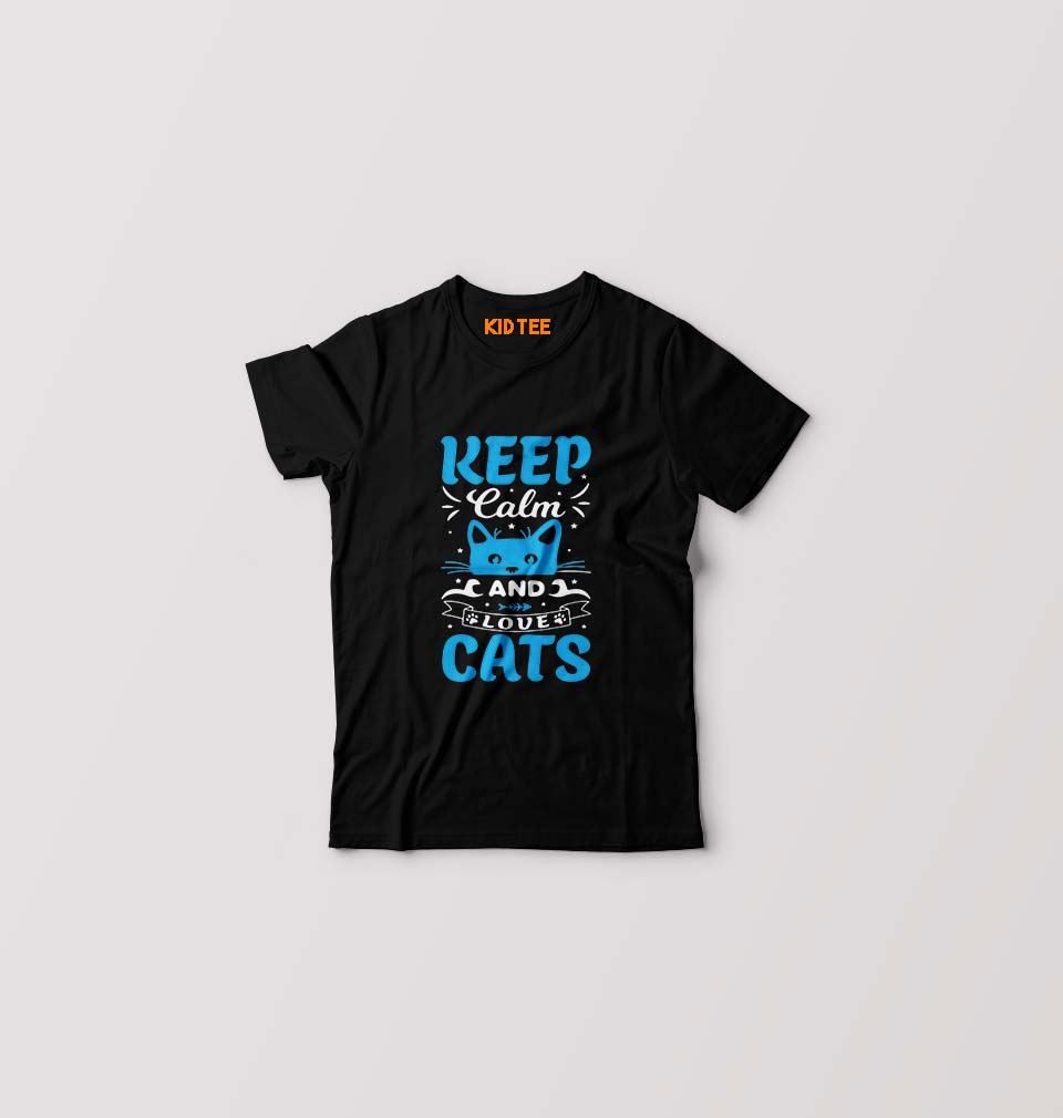 Cat T-Shirt for Boy/Girl-Black-Ektarfa.online