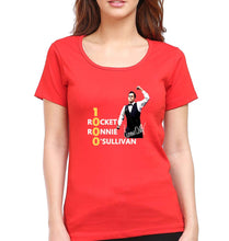 Load image into Gallery viewer, Ronnie O&#39;Sullivan Snooker T-Shirt for Women-Red-Ektarfa.online

