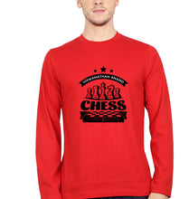 Load image into Gallery viewer, Viswanathan Anand Chess Full Sleeves T-Shirt for Men-Red-Ektarfa.online
