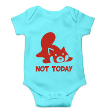 Load image into Gallery viewer, Rocket Raccoon Lazy Not Today Kids Romper Kids Romper For Baby Boy/Girl-0-5 Months(18 Inches)-Sky Blue-Ektarfa.online
