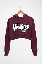 Load image into Gallery viewer, The Venture Bros Crop HOODIE FOR WOMEN-Maroon-Ektarfa.online
