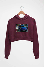 Load image into Gallery viewer, paul walker fast and furious Crop HOODIE FOR WOMEN-Maroon-Ektarfa.online
