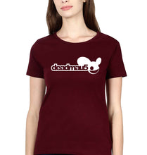 Load image into Gallery viewer, Deadmau5 T-Shirt for Women-Maroon-Ektarfa.online
