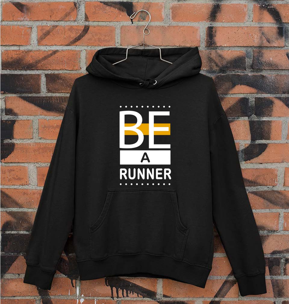 Runner Running Unisex Hoodie for Men/Women-Black-Ektarfa.online