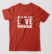 Load image into Gallery viewer, Love Novak Djokovic Tennis T-Shirt for Men-Red-Ektarfa.online
