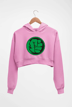 Load image into Gallery viewer, Hulk Crop HOODIE FOR WOMEN-Light Baby Pink-Ektarfa.online
