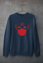 Load image into Gallery viewer, Flash Superhero Unisex Sweatshirt for Men/Women-Navy Blue-Ektarfa.online
