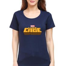 Load image into Gallery viewer, Luke Cage T-Shirt for Women-Navy Blue-Ektarfa.online
