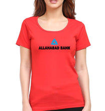 Load image into Gallery viewer, Allahabad Bank T-Shirt for Women-Red-Ektarfa.online
