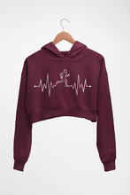 Load image into Gallery viewer, Runner Running Crop HOODIE FOR WOMEN-Maroon-Ektarfa.online
