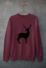 Load image into Gallery viewer, Deer Unisex Sweatshirt for Men/Women-maroon-Ektarfa.online
