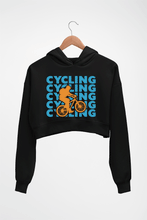 Load image into Gallery viewer, Cycling Crop HOODIE FOR WOMEN-Black-Ektarfa.online
