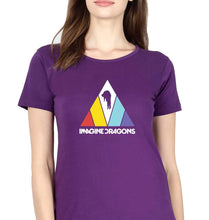 Load image into Gallery viewer, Imagine Dragons T-Shirt for Women-Purple-Ektarfa.online
