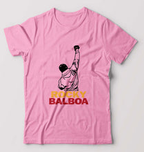 Load image into Gallery viewer, Rocky Balboa T-Shirt for Men-Light Baby Pink-Ektarfa.online
