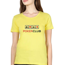 Load image into Gallery viewer, Poker T-Shirt for Women-Yellow-Ektarfa.online
