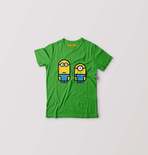 Load image into Gallery viewer, Minion Illustrator Kids T-Shirt for Boy/Girl-Flag Green-Ektarfa.online
