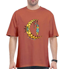 Load image into Gallery viewer, Dream Catcher Moon Oversized T-Shirt for Men-Coral-Ektarfa.online
