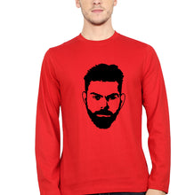 Load image into Gallery viewer, Virat Kohli Full Sleeves T-Shirt for Men-Red-Ektarfa.online
