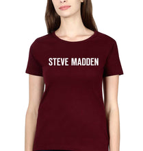 Load image into Gallery viewer, Steve Madden T-Shirt for Women-Maroon-Ektarfa.online
