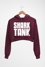 Load image into Gallery viewer, Shark Tank Crop HOODIE FOR WOMEN-Maroon-Ektarfa.online
