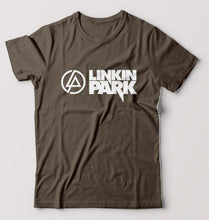 Load image into Gallery viewer, Linkin Park T-Shirt for Men-Olive Green-Ektarfa.online
