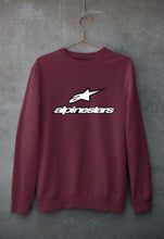 Load image into Gallery viewer, Alpinestars Unisex Sweatshirt for Men/Women-S(40 Inches)-Maroon-Ektarfa.online
