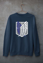 Load image into Gallery viewer, Attack on Titan Unisex Sweatshirt for Men/Women-Navy Blue-Ektarfa.online
