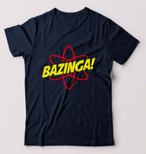 Load image into Gallery viewer, Sheldon Cooper Bazinga T-Shirt for Men-Navy Blue-Ektarfa.online
