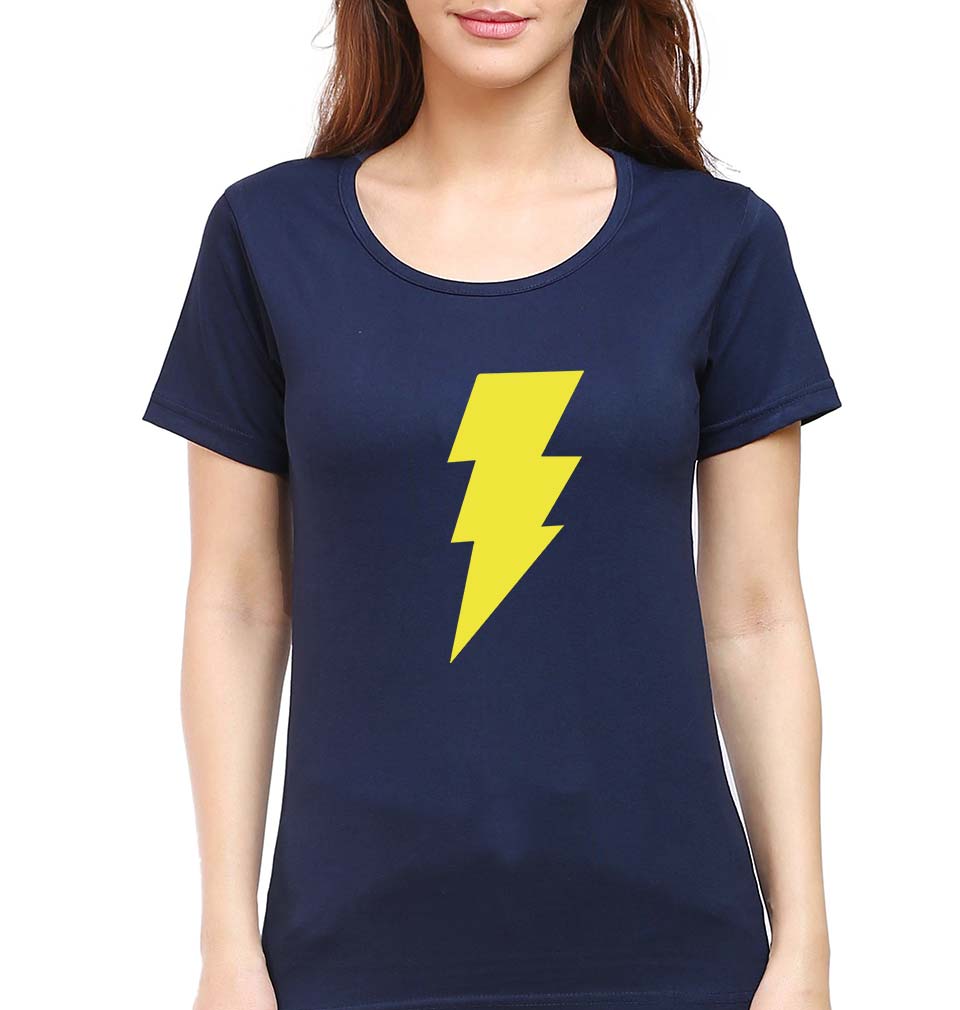 Black Adam T-Shirt for Women-Navy Blue-Ektarfa.online