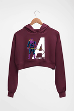 Load image into Gallery viewer, Hawkeye Crop HOODIE FOR WOMEN-Maroon-Ektarfa.online

