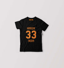 Load image into Gallery viewer, Hardik Pandya Kids T-Shirt for Boy/Girl-Black-Ektarfa.online
