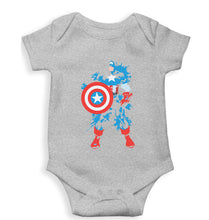 Load image into Gallery viewer, Captain America Superhero Kids Romper For Baby Boy/Girl-Grey-Ektarfa.online
