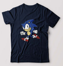 Load image into Gallery viewer, Sonic T-Shirt for Men-Navy Blue-Ektarfa.online
