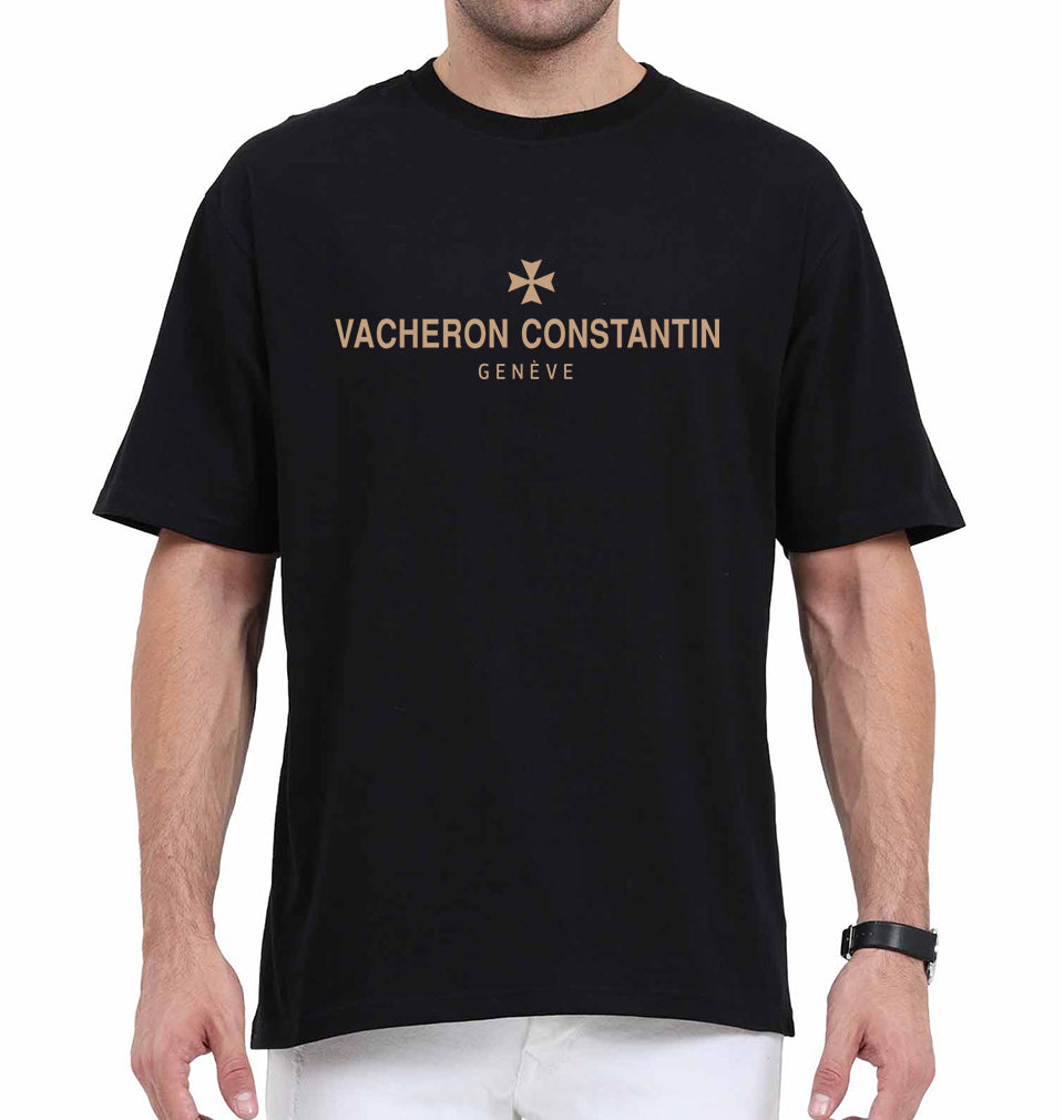 Vacheron Constantin Oversized T-Shirt for Men-Black-Ektarfa.online