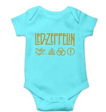 Load image into Gallery viewer, Led Zeppelin Kids Romper For Baby Boy/Girl-0-5 Months(18 Inches)-Sky Blue-Ektarfa.online
