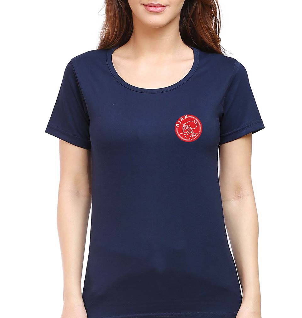 Ajax T-Shirt for Women-Navy Blue-Ektarfa.online