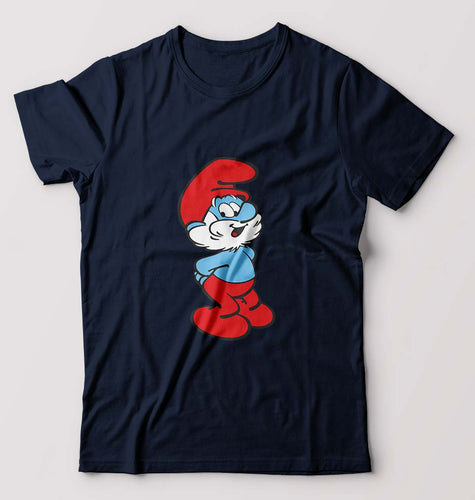 Papa Smurf T-Shirt for Men-Navy Blue-Ektarfa.online