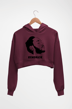 Load image into Gallery viewer, Kendrick Lamar Crop HOODIE FOR WOMEN-Maroon-Ektarfa.online
