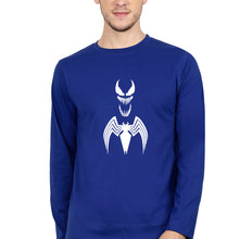 Load image into Gallery viewer, Venom Spiderman Superhero Full Sleeves T-Shirt for Men-Royal Blue-Ektarfa.online
