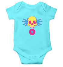 Load image into Gallery viewer, Cartoon Skull Kids Romper For Baby Boy/Girl-0-5 Months(18 Inches)-Sky Blue-Ektarfa.online
