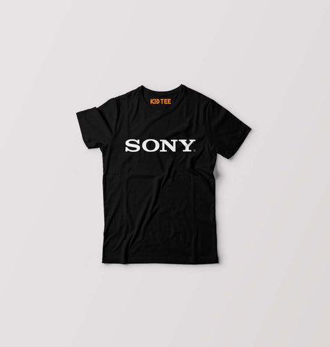 Sony Kids T-Shirt for Boy/Girl-Black-Ektarfa.online
