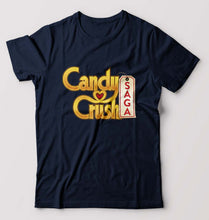 Load image into Gallery viewer, Candy Crush T-Shirt for Men-Navy Blue-Ektarfa.online
