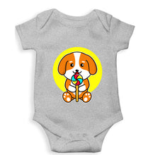 Load image into Gallery viewer, Puppy Kids Romper Kids Romper For Baby Boy/Girl-0-5 Months(18 Inches)-Grey-Ektarfa.online
