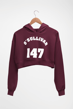 Load image into Gallery viewer, Ronnie O&#39;Sullivan Snooker Crop HOODIE FOR WOMEN-Maroon-Ektarfa.online
