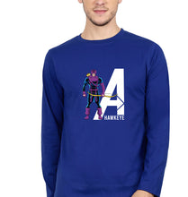 Load image into Gallery viewer, Hawkeye Full Sleeves T-Shirt for Men-Royal Blue-Ektarfa.online
