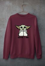 Load image into Gallery viewer, Yoda Star Wars Unisex Sweatshirt for Men/Women-Maroon-Ektarfa.online
