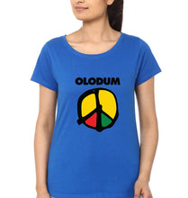 Load image into Gallery viewer, Olodum T-Shirt for Women-Royal Blue-Ektarfa.online
