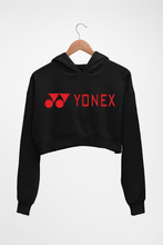 Load image into Gallery viewer, Yonex Crop HOODIE FOR WOMEN-Black-Ektarfa.online
